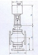 ZAZQ ZAZX電動三通合流、分流調節閥結構圖