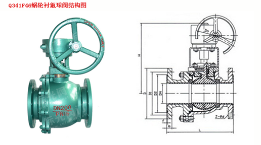 襯氟球閥圖片和結構圖