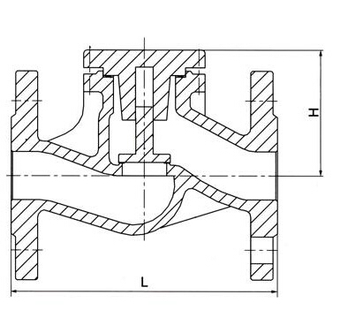德標止回閥結構圖